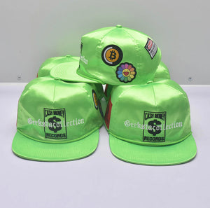 Geeksta Hat (CA$H MONEY) Neon Green